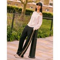 Side Stripe Wide Leg Trousers