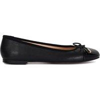 Leather Flat Ballet Pumps