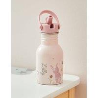 Personalised Pink Bunny Water Bottle