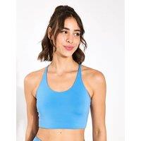 Girlfriend Collective Float Cleo Non Wired Sports Bra Mid Blue