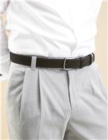 Suede Rectangular Buckle Belt