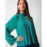 High Neck Relaxed Blouse