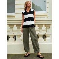 Cotton Rich Cargo Straight Leg Trousers