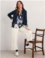 Merino Wool Rich Button Front Cardigan