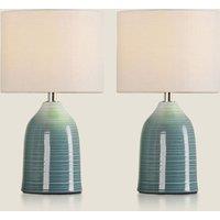Set of 2 Penny Ceramic Table Lamps