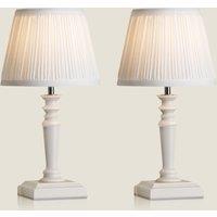 Set of 2 Tate Wooden Table Lamps