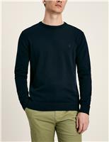 Pure Cotton Crew Neck Jumper