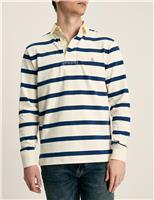 Pure Cotton Striped Rugby Shirt
