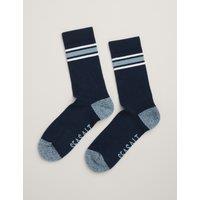 Cotton Rich Striped Socks