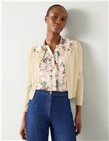 Pure Merino Wool Button Through Cardigan