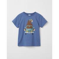 Pure Cotton Bear Graphic T-Shirt (1-10 Yrs)