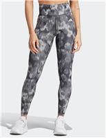 Adidas Optime Essentials Printed 7/8 Leggings Grey