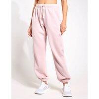 Adidas All SZN Cotton Rich Fleece Cuffed Joggers Soft Pink