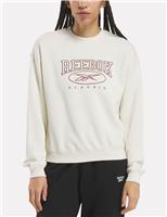 Reebok Archive Evolution Pure Cotton Sweat-shirt Soft White