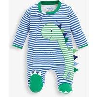 Pure Cotton Dinosaur Zip Sleepsuit (0-18 Mths)