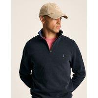 Pure Cotton Half Zip Jumper