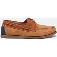 Contrast Panel Boat Shoes