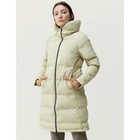Funnel Neck Longline Puffer Coat
