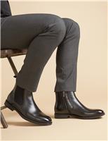 Leather Side Zip Chelsea Boots
