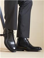 Jones Bootmaker Leather Lace Up Chukka Boots Black