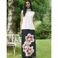 Floral Maxi A-Line Skirt