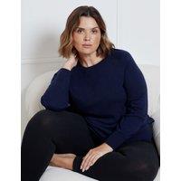 Scoop Neck Jumper with Cashmere