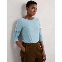 Seasalt Cornwall Jersey Crew Neck Top Blue