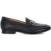 Leather Slip On Flat Loafers