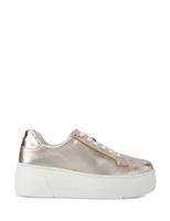 Episode 2 Leather Lace Up Flatform Trainers