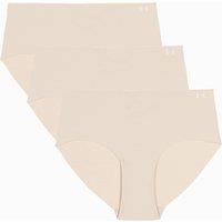 3pk Pure Stretch No Show Hipster Knickers