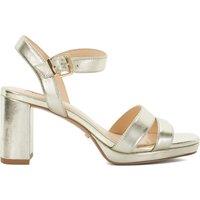 Leather Ankle Strap Platform Sandals