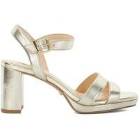 Leather Ankle Strap Platform Sandals