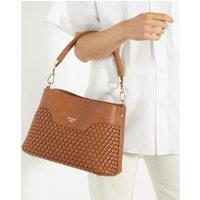 Woven Grab Bag With Detachable Shoulder Strap