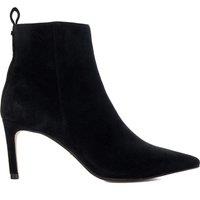 Suede Stiletto Heel Pointed Ankle Boots