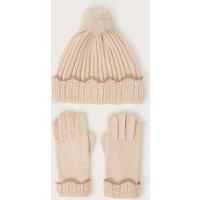 Kids Embellished Hat and Glove Set (3-13 Yrs)