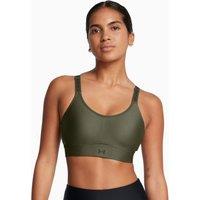 Under Armour Infinity Mid 2.0 Medium Support Sports Bra (A-DD) Khaki
