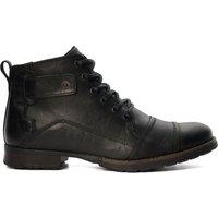 Dune London Leather Seam Detail Casual Boots Black