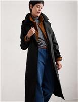 Pure Cotton Belted Double Breasted Trench Coat