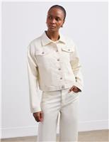 Denim Collared Jacket