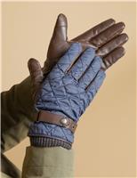 Leather Quilted Gloves