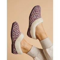 Faux Fur Lined Slippers