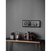 Gin Bar Wooden Frame Medium Wall Mirror