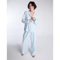 Fleece Polar Bear Print Pyjama Set