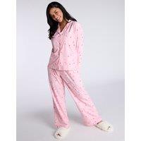 Fleece Christmas Pyjama Set With Gift Bag