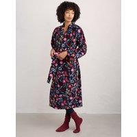 Satin Print Dressing Gown