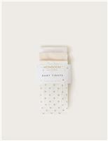 3pk Patterned Tights (0-3 Yrs)