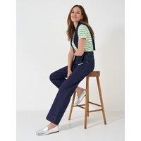 Cotton Rich Mid Rise Wide Leg Jeans