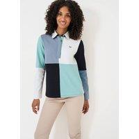 Pure Cotton Colour Block Rugby Top