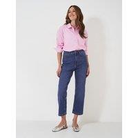 Straight Leg Cropped Jeans