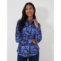 Pure Cotton Floral Button Through Shirt